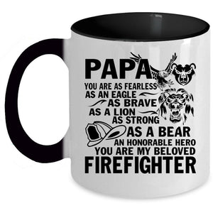 You Are My Beloved Firefighter Coffee Mug, Papa Accent Mug