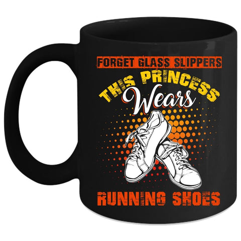 This Princess Wears Running Shoes Coffee Mug, Cute Girls Coffee Cup