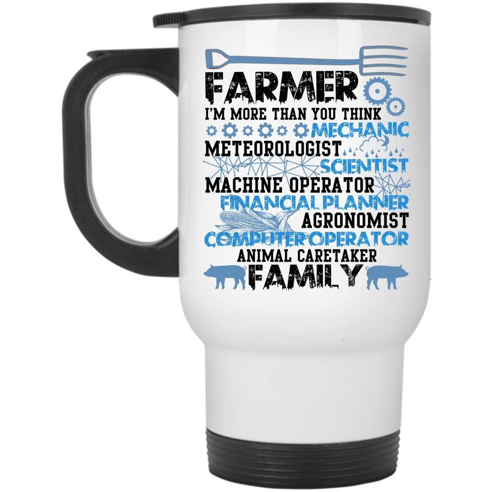 Animal Caretaker Family Travel Mug, Farmer Mug