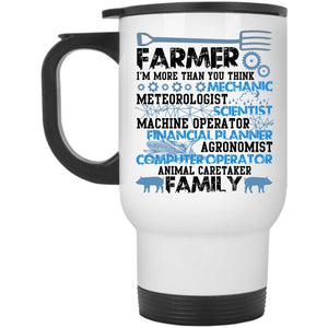 Animal Caretaker Family Travel Mug, Farmer Mug