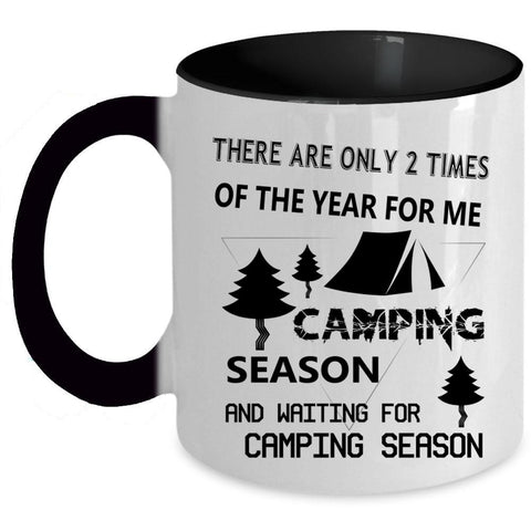 Waiting For Camping Season Coffee Mug, Camping Season Accent Mug