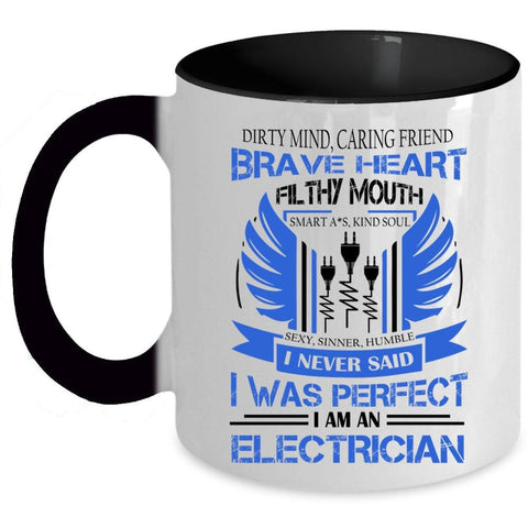 Awesome Electrician Coffee Mug, I Am An Electrician Accent Mug