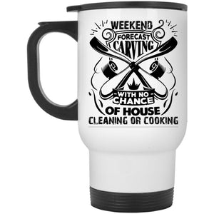 Awesome Carver Travel Mug, Weekend Forecast Carving Mug