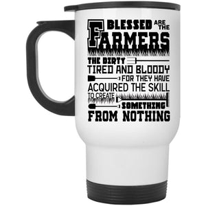 Awesome Farmer Travel Mug, Blessed Are The Farmers Mug