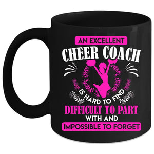 An Excellent Cheer Coach Coffee Mug, Cute Cheer Coach Coffee Cup