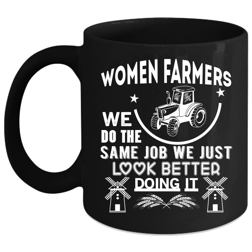 Women Farmers Coffee Mug, Beautiful Women Coffee Cup