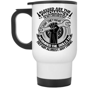 Awesome Mechanics Travel Mug, Blessed Are The Mechanics Mug