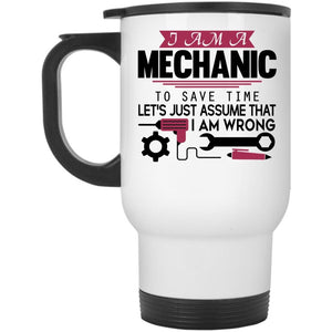 Awesome Gift For Engineers Travel Mug, I Am A Mechanic Mug