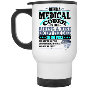 Awesome Medical Coder Travel Mug, Being A Medical Coder Mug