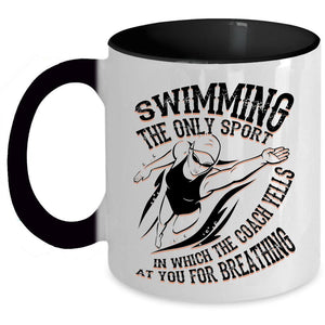 Awesome Gift For Swimmer Coffee Mug, Swimming Accent Mug