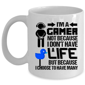 Awesome Gift For Gamers Coffee Mug, I'm A Gamer Cup