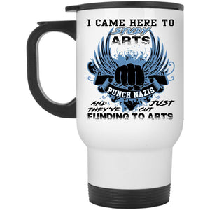 Awesome Artist Travel Mug, I Came Here To Study Arts Mug