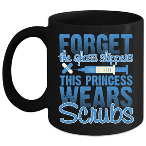 This Princess Wears Scrubs Coffee Mug, Lovely Nurses Coffee Cup