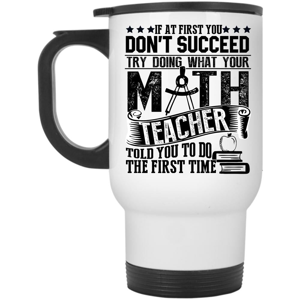 Awesome Math Teachers Travel Mug, Math Teacher Mug