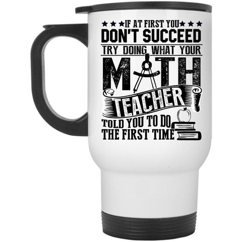 Awesome Math Teachers Travel Mug, Math Teacher Mug