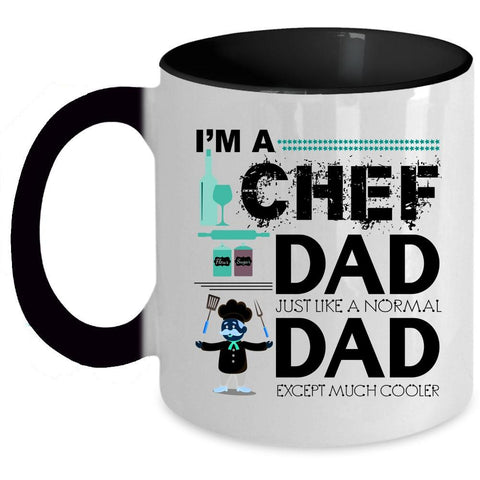 Awesome Gift For My Daddy Coffee Mug, I'm A Chef Dad Accent Mug