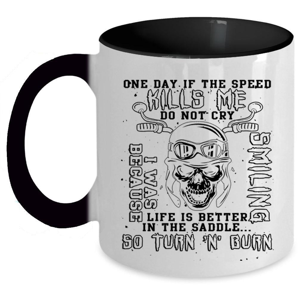 Awesome Gift For Biker Coffee Mug, Cool Biker Accent Mug