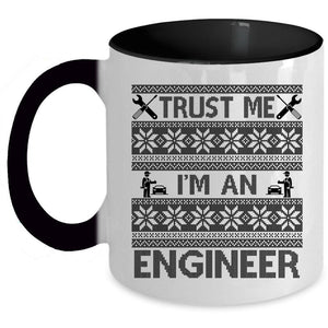 Ugly Christmas Coffee Mug, I'm An Engineer Accent Mug