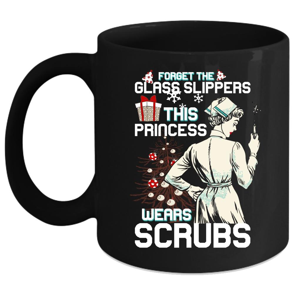 This Princess Wears Scrubs Coffee Mug, Cute Nurse Coffee Cup