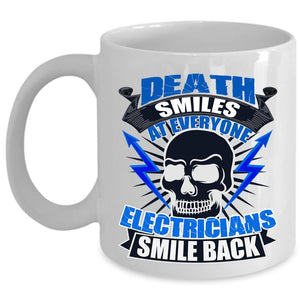 Awesome Electricians Coffee Mug, Electricians Smile Back Cup