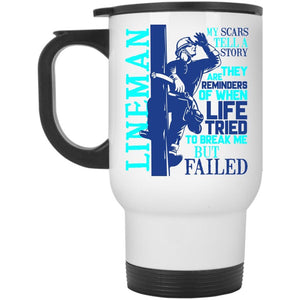 Awesome Gift For Lineman Travel Mug, Lineman Mug