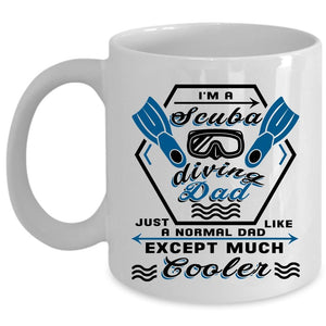 Awesome Dad Coffee Mug, I'm A Scuba Diving Dad Cup