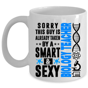 Awesome Husband Coffee Mug, Taken By A Smart Biology Teacher Cup