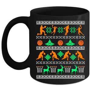 Awesome Basketball Coffee Mug, Merry Christmas Coffee Cup