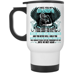 Awesome Grandpa Travel Mug, I Miss You My Grandpa Mug