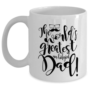 Awesome Dad Coffee Mug, The World's Greatest Dad Cup