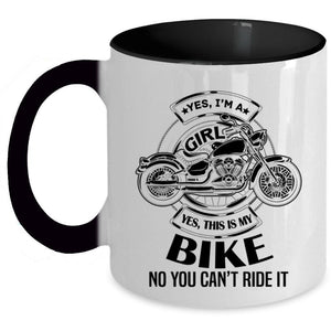 This Is My Bike Coffee Mug, I'm A Girl Accent Mug