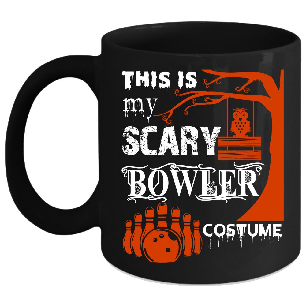 This Is My Scary Bowler Costume Coffee Mug, Scary Bowler Coffee Cup