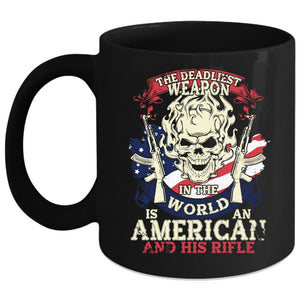 Awesome American Coffee Mug, Cool American Flag Coffee Cup