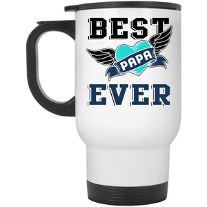 Awesome Gift For Papa Travel Mug, Best Papa Ever Mug