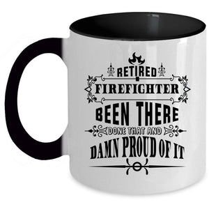 Awesome Firefighters Coffee Mug, Retired Firefighter Accent Mug