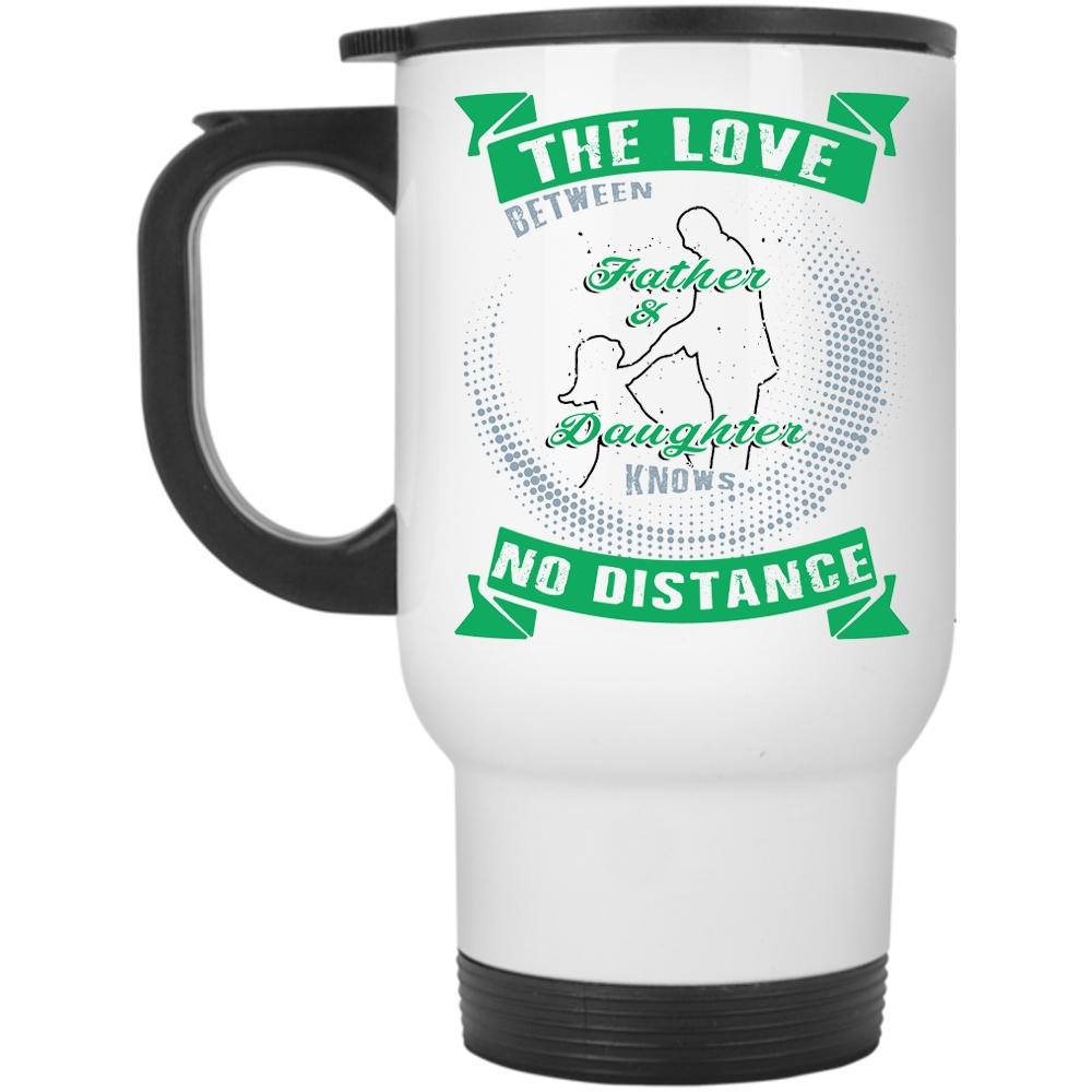 Awesome Father Travel Mug, The Love Between Father And Daughter Mug