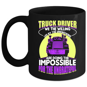 Truck Driver Coffee Mug, Cute Gift For Truck Driver Coffee Cup