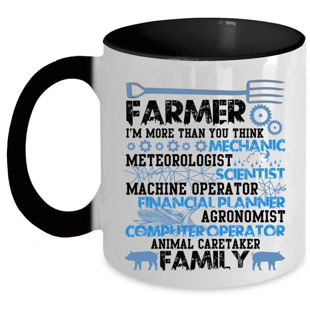 Animal Caretaker Family Coffee Mug, Farmer Accent Mug