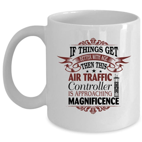 Air Traffic Controller Mug, Cool Air Traffic Controller Cup (Coffee Mug - White)