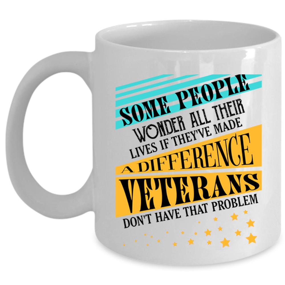 American Flag Coffee Mug, Awesome Veterans Cup