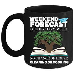 Weekend Forecast Genealogy Coffee Mug, My Family Coffee Cup