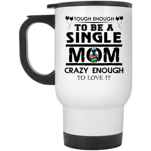 Awesome Gift For My Mom Travel Mug, Cat Mom Mug