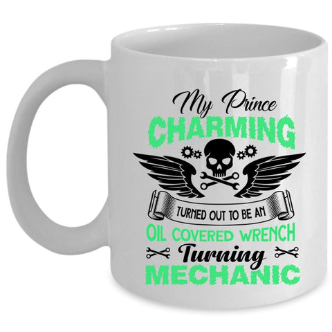 Turning Mechanic Coffee Mug, My Prince Charming Cup