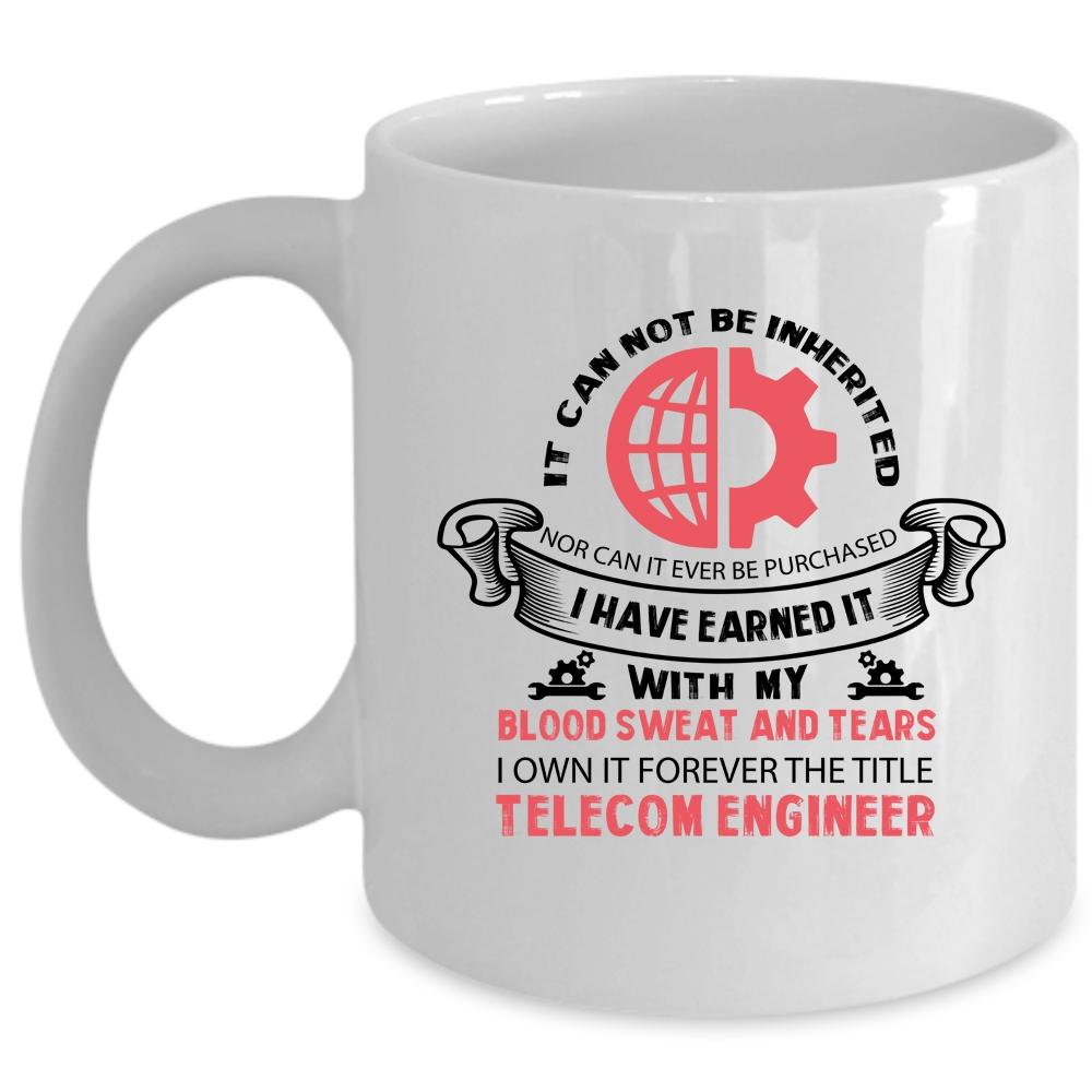 Awesome Gift For Engineer Coffee Mug, Telecom Engineer Cup