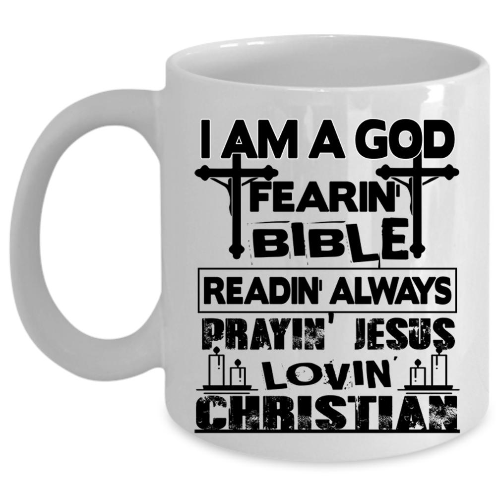 Awesome Coffee Mug, I Am A Loving Christian Cup