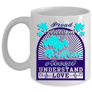 Awesome Mom Coffee Mug, Proud Autism Mom Cup