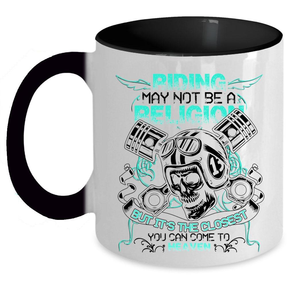 Awesome Gift For Bikers Coffee Mug, Riding Accent Mug