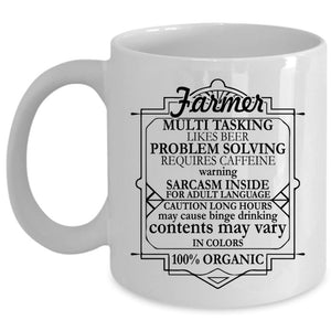 Awesome Gift For Farmer Coffee Mug, Farmer Cup