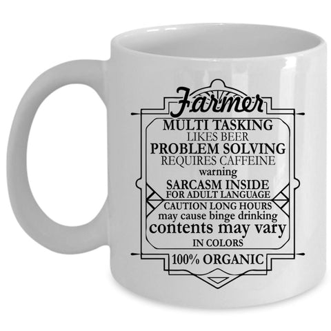 Awesome Gift For Farmer Coffee Mug, Farmer Cup