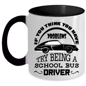 Awesome Bus Driver Coffee Mug, Being A School Bus Driver Accent Mug